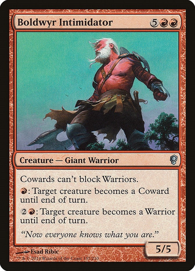 Image for Boldwyr Intimidator (137) [Conspiracy] - Magic: The Gathering