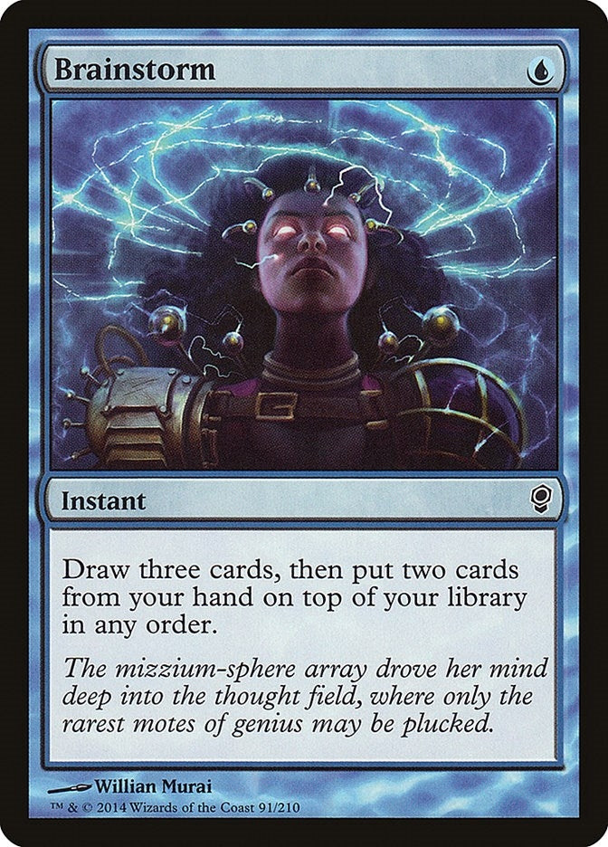 Image for Brainstorm (91) [Conspiracy] - Magic: The Gathering