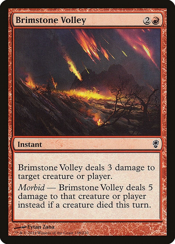 Image for Brimstone Volley (138) [Conspiracy] - Magic: The Gathering