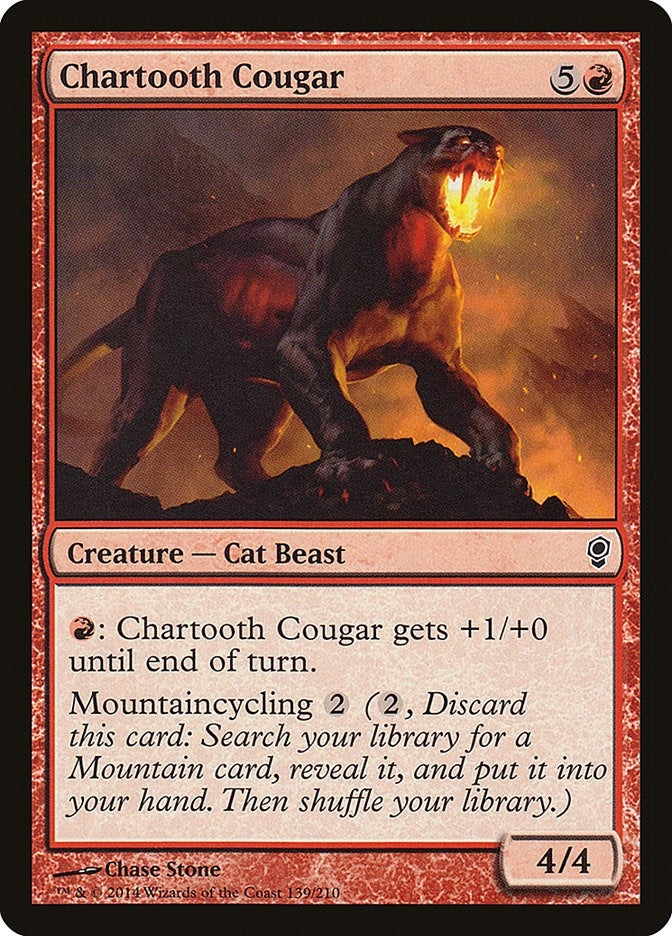Image for Chartooth Cougar (139) [Conspiracy] - Magic: The Gathering