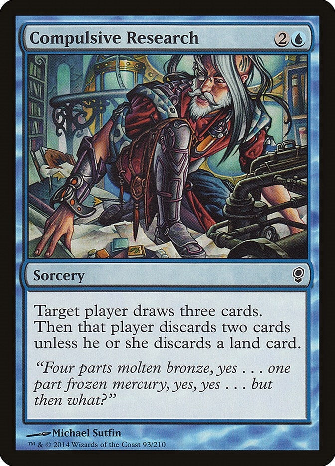 Image for Compulsive Research (93) [Conspiracy] - Magic: The Gathering