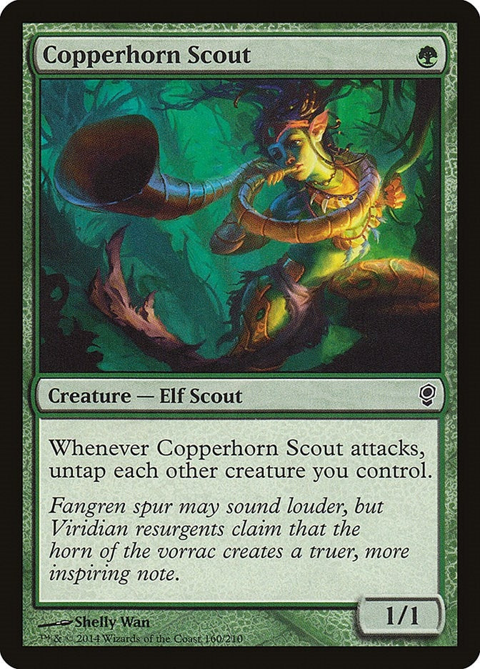 Image for Copperhorn Scout (160) [Conspiracy] - Magic: The Gathering