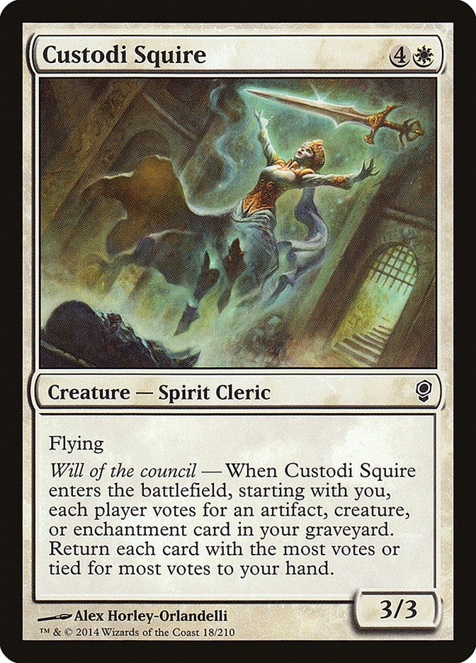 Image for Custodi Squire (18) [Conspiracy] - Magic: The Gathering