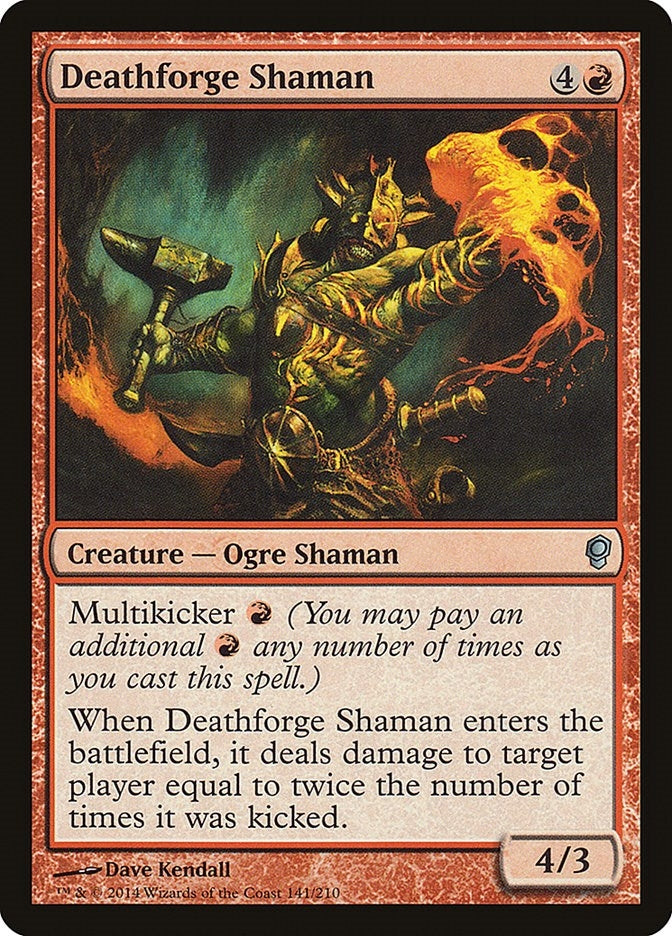 Image for Deathforge Shaman (141) [Conspiracy] - Magic: The Gathering