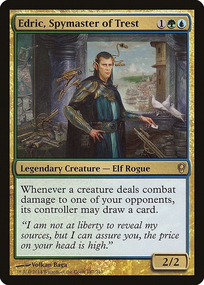 Image for Edric, Spymaster of Trest (187) [Conspiracy] - Magic: The Gathering