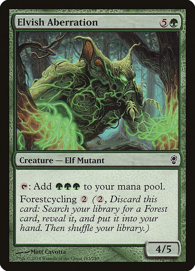 Image for Elvish Aberration (163) [Conspiracy] - Magic: The Gathering