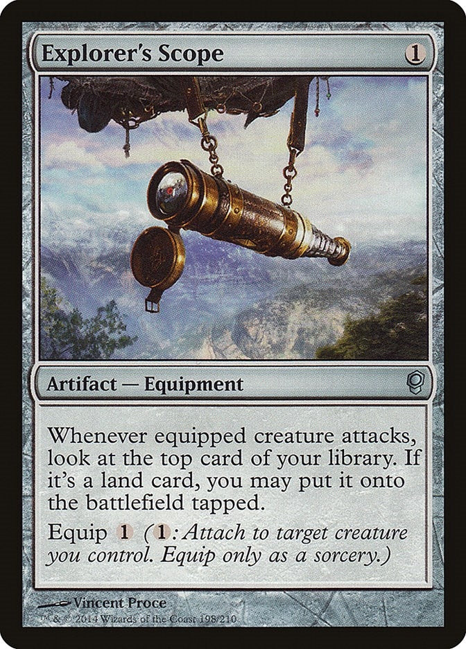 Image for Explorer's Scope (198) [Conspiracy] - Magic: The Gathering