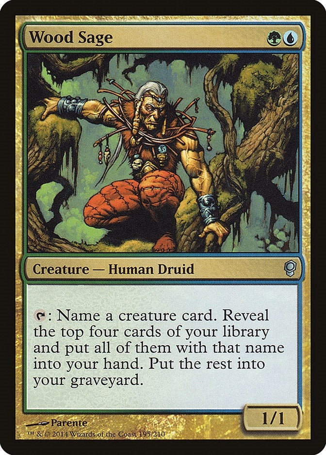 Image for Wood Sage (195) [Conspiracy] - Magic: The Gathering