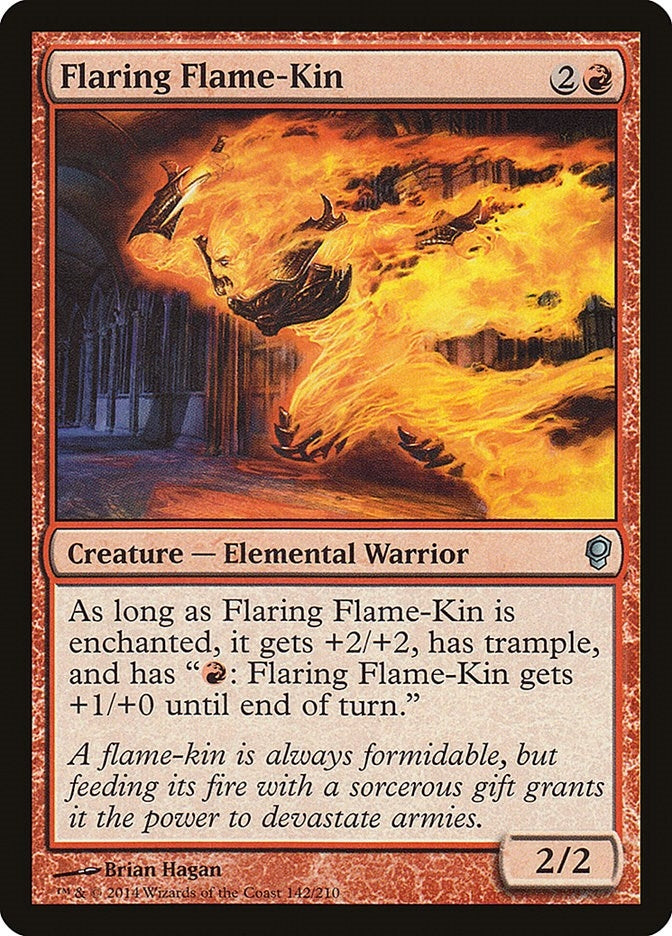 Image for Flaring Flame-Kin (142) [Conspiracy] - Magic: The Gathering