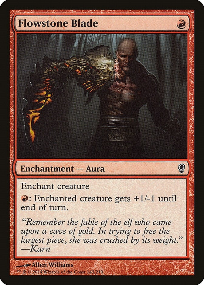 Image for Flowstone Blade (143) [Conspiracy] - Magic: The Gathering