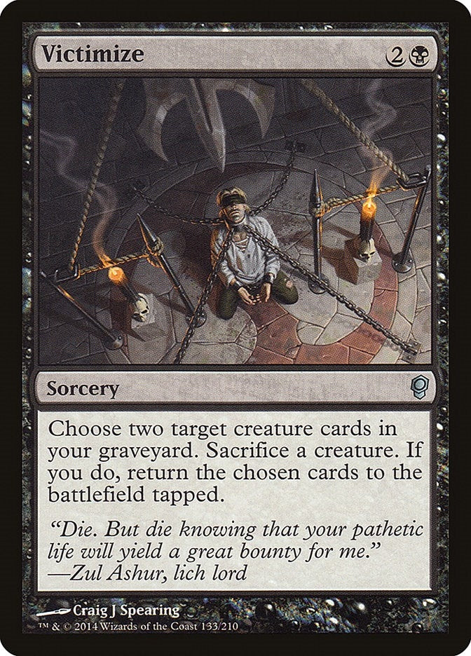 Image for Victimize (133) [Conspiracy] - Magic: The Gathering
