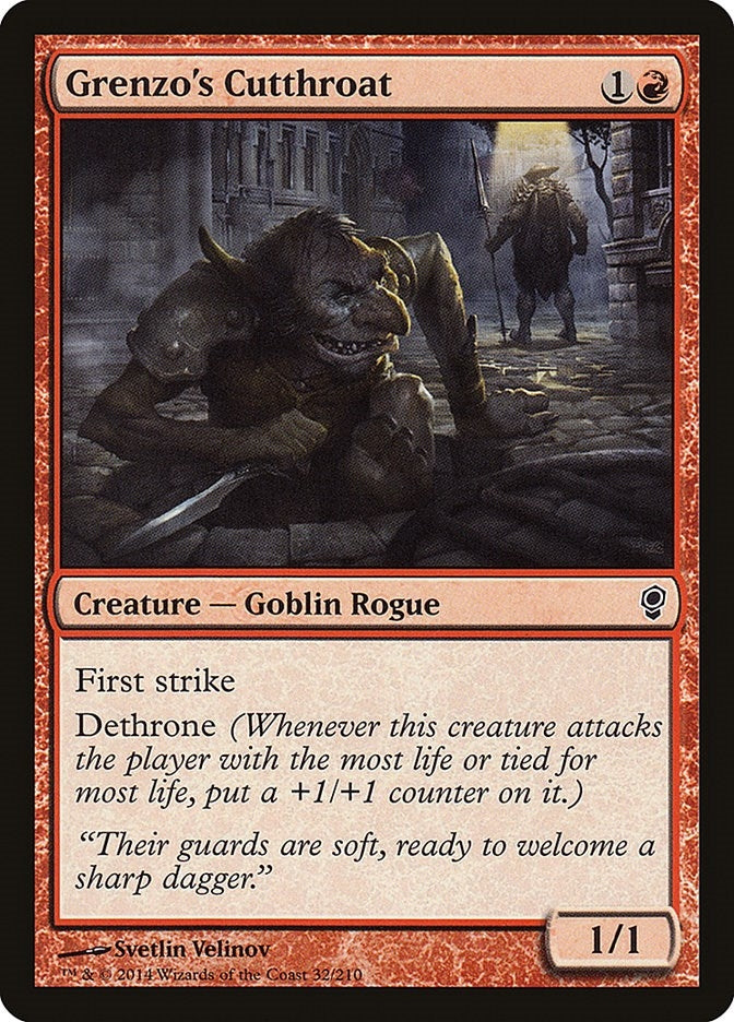 Image for Grenzo's Cutthroat (32) [Conspiracy] - Magic: The Gathering