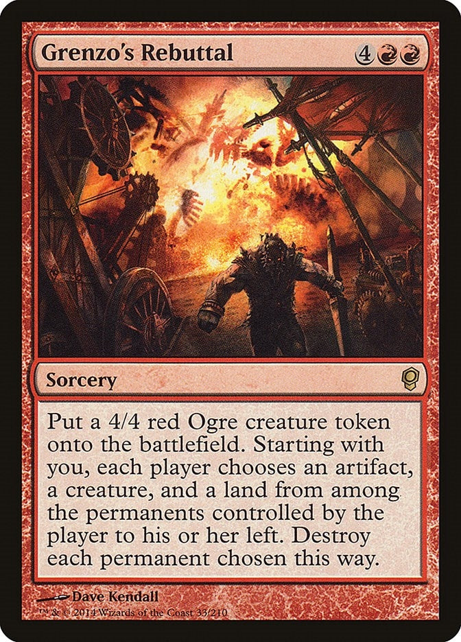 Image for Grenzo's Rebuttal (33) [Conspiracy] - Magic: The Gathering