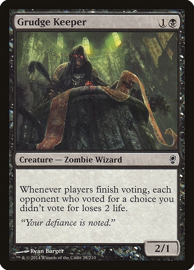 Image for Grudge Keeper (28) [Conspiracy] - Magic: The Gathering