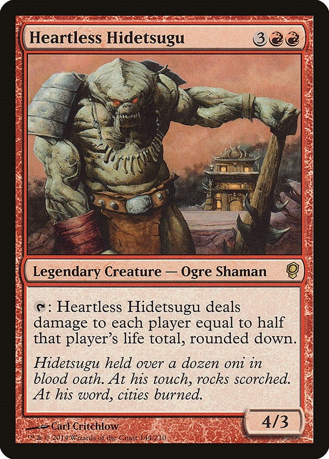 Image for Heartless Hidetsugu (144) [Conspiracy] - Magic: The Gathering