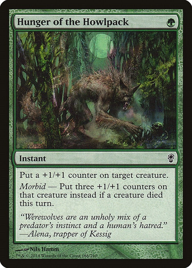 Image for Hunger of the Howlpack (168) [Conspiracy] - Magic: The Gathering
