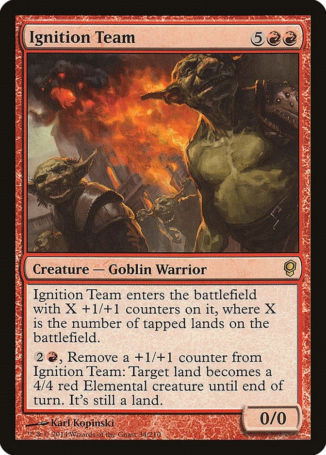 Image for Ignition Team (34) [Conspiracy] - Magic: The Gathering
