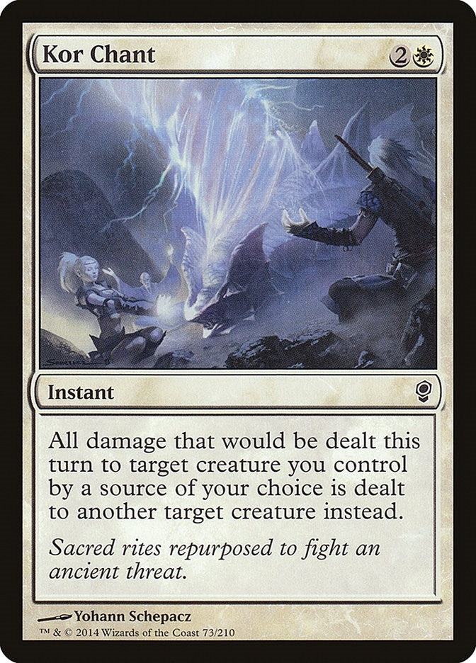 Image for Kor Chant (73) [Conspiracy] - Magic: The Gathering