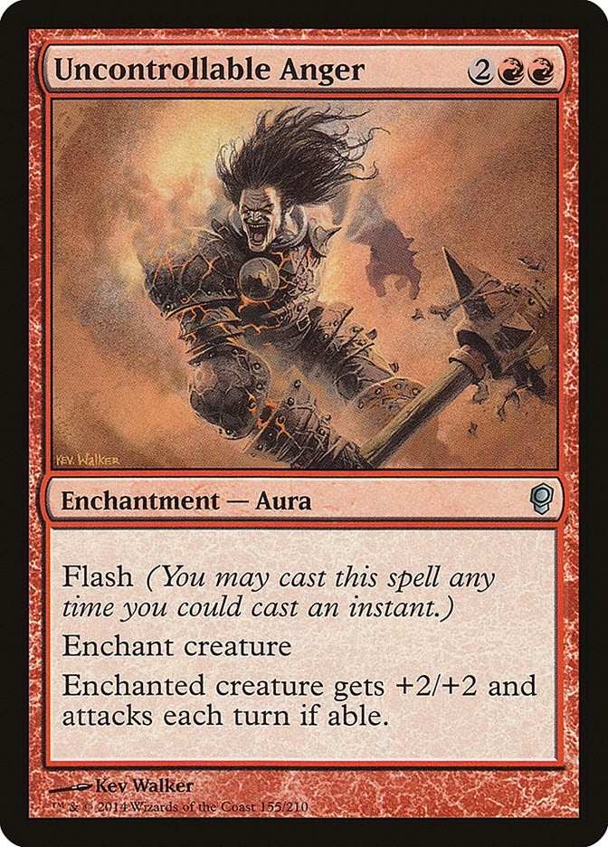 Image for Uncontrollable Anger (155) [Conspiracy] - Magic: The Gathering