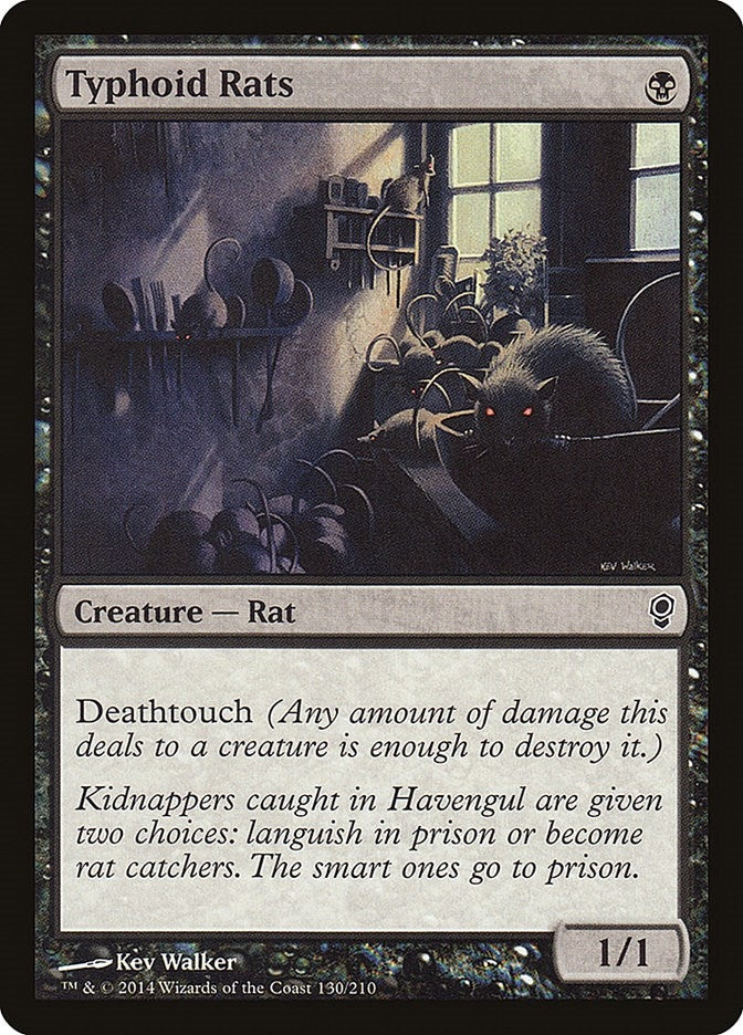 Image for Typhoid Rats (130) [Conspiracy] - Magic: The Gathering