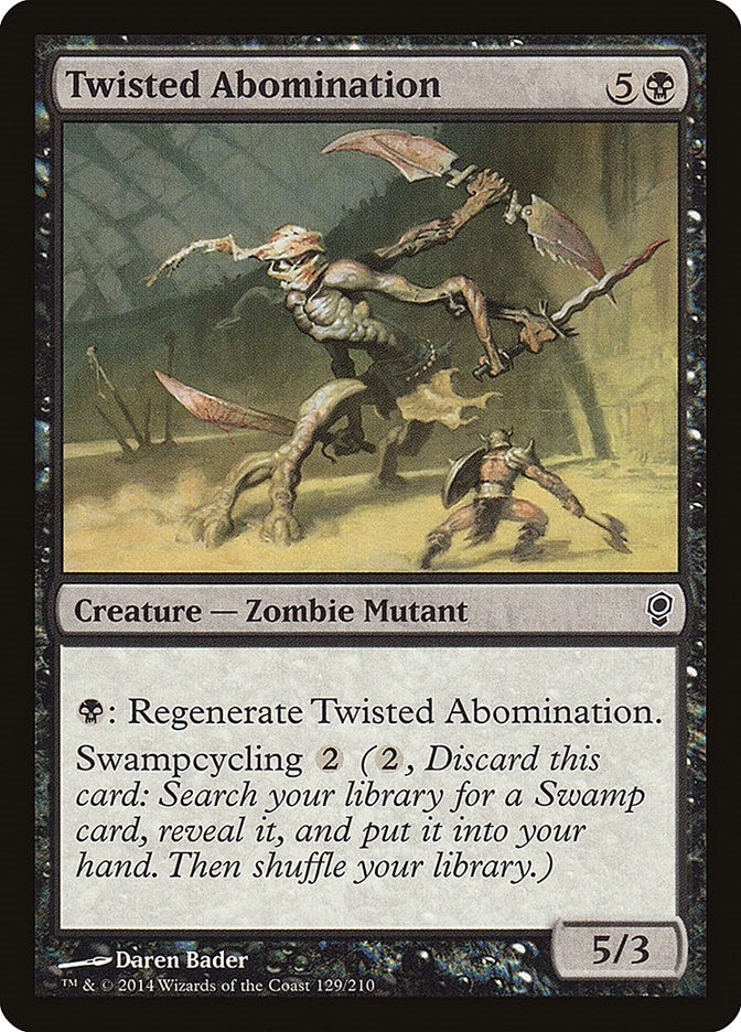 Image for Twisted Abomination (129) [Conspiracy] - Magic: The Gathering