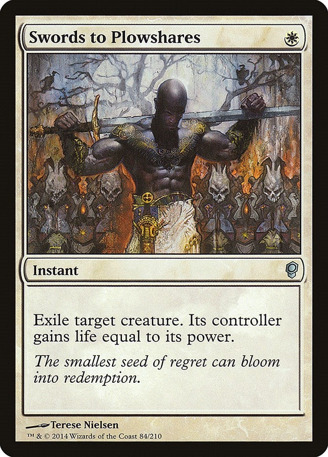 Image for Swords to Plowshares (84) [Conspiracy] - Magic: The Gathering