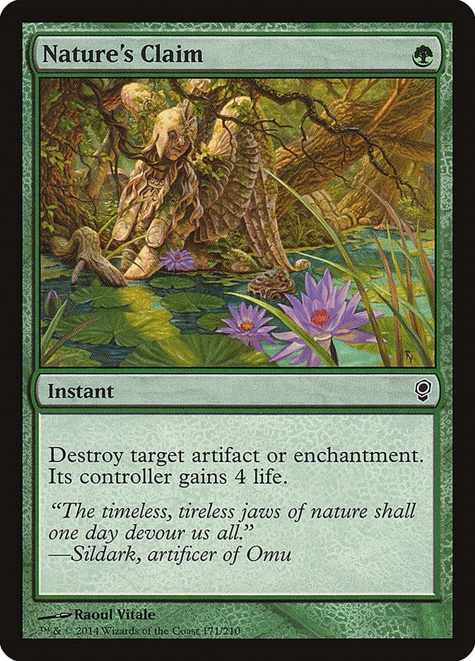 Image for Nature's Claim (171) [Conspiracy] - Magic: The Gathering