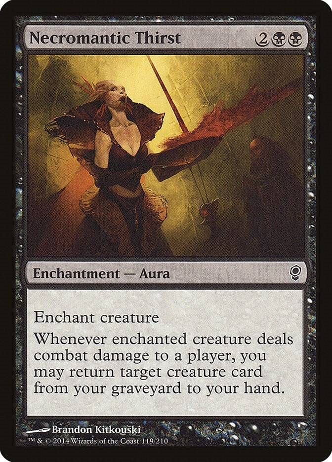 Image for Necromantic Thirst (119) [Conspiracy] - Magic: The Gathering