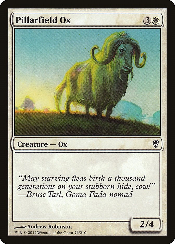 Image for Pillarfield Ox (76) [Conspiracy] - Magic: The Gathering