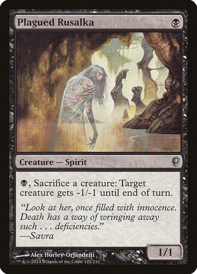Image for Plagued Rusalka (121) [Conspiracy] - Magic: The Gathering
