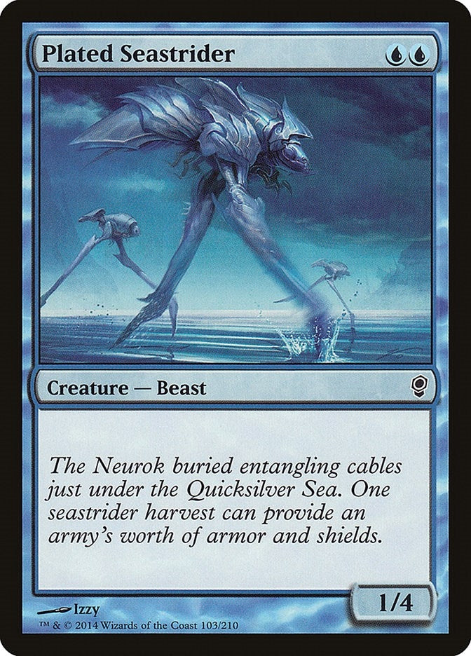 Image for Plated Seastrider (103) [Conspiracy] - Magic: The Gathering