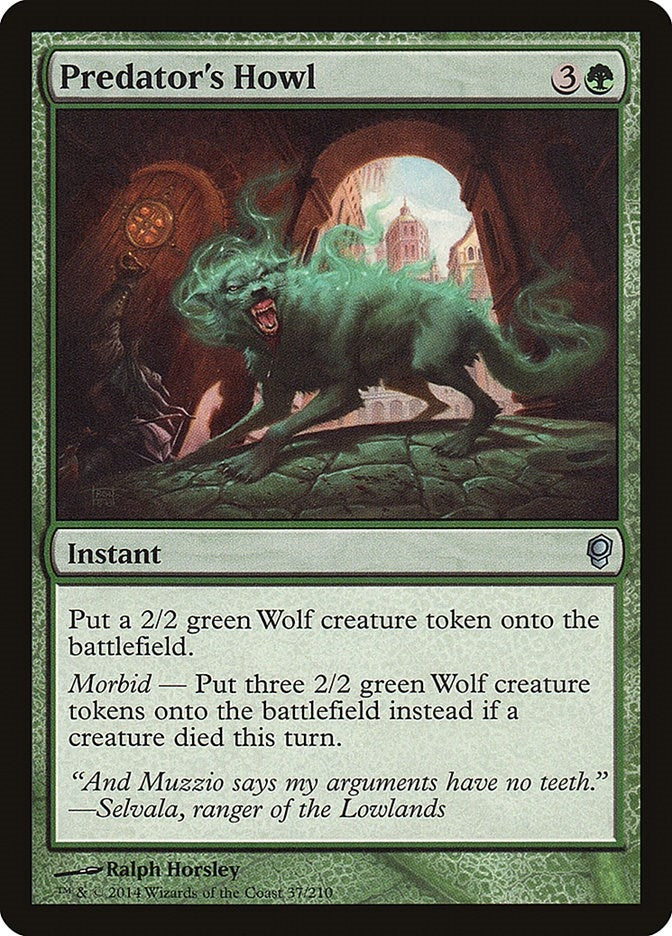 Image for Predator's Howl (37) [Conspiracy] - Magic: The Gathering