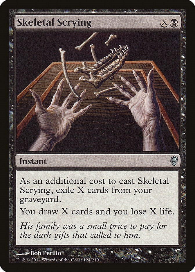 Image for Skeletal Scrying (124) [Conspiracy] - Magic: The Gathering