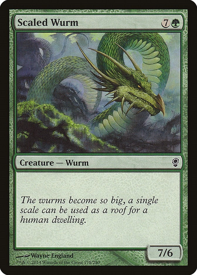 Image for Scaled Wurm (178) [Conspiracy] - Magic: The Gathering