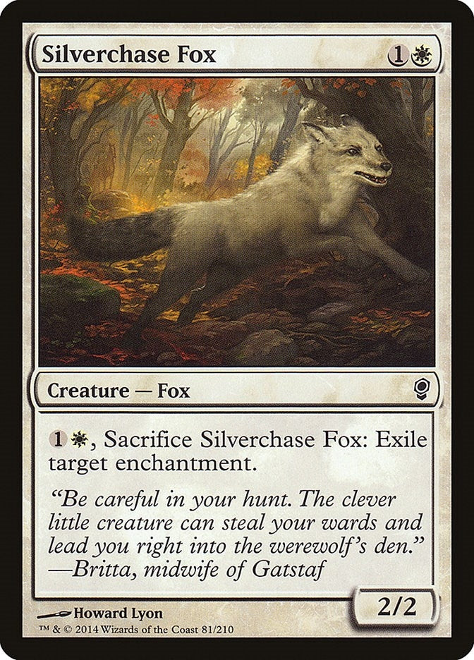 Image for Silverchase Fox (81) [Conspiracy] - Magic: The Gathering