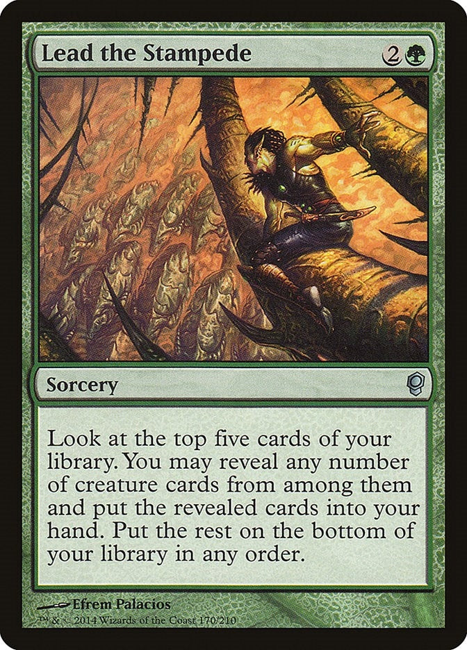 Image for Lead the Stampede (170) [Conspiracy] - Magic: The Gathering