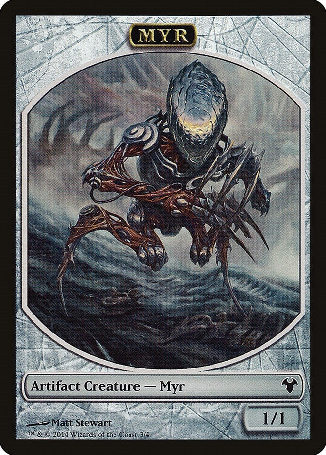 Image for Myr // Spirit Double-Sided Token (3 // 2) [Magic Modern Event Deck] - Magic: The Gathering