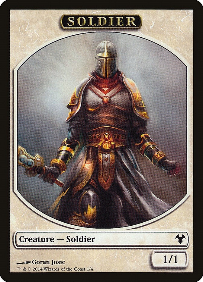 Image for Soldier // Spirit Double-Sided Token (1 // 2) [Magic Modern Event Deck] - Magic: The Gathering