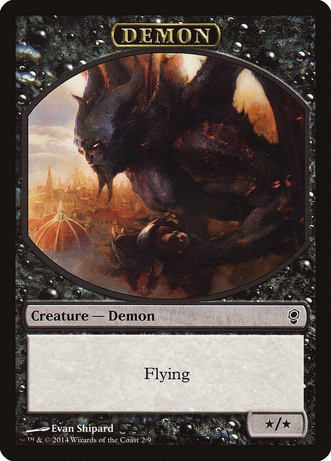 Image for Demon Token (2) [Conspiracy] - Magic: The Gathering