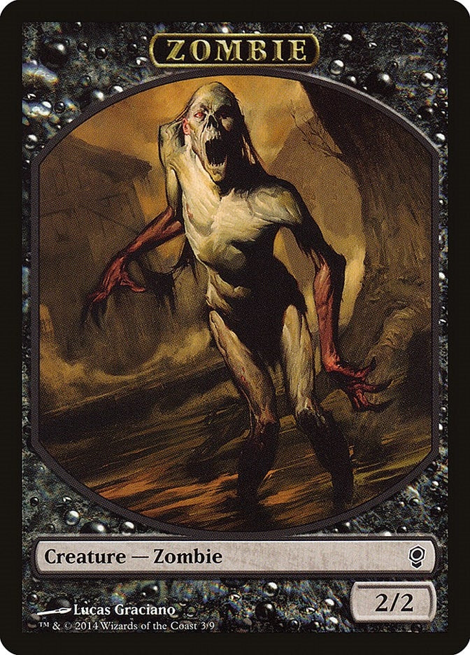 Image for Zombie Token (3) [Conspiracy] - Magic: The Gathering