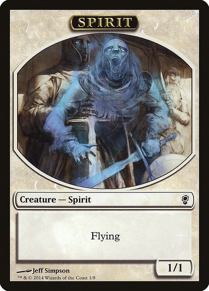 Image for Spirit Token (1) [Conspiracy] - Magic: The Gathering