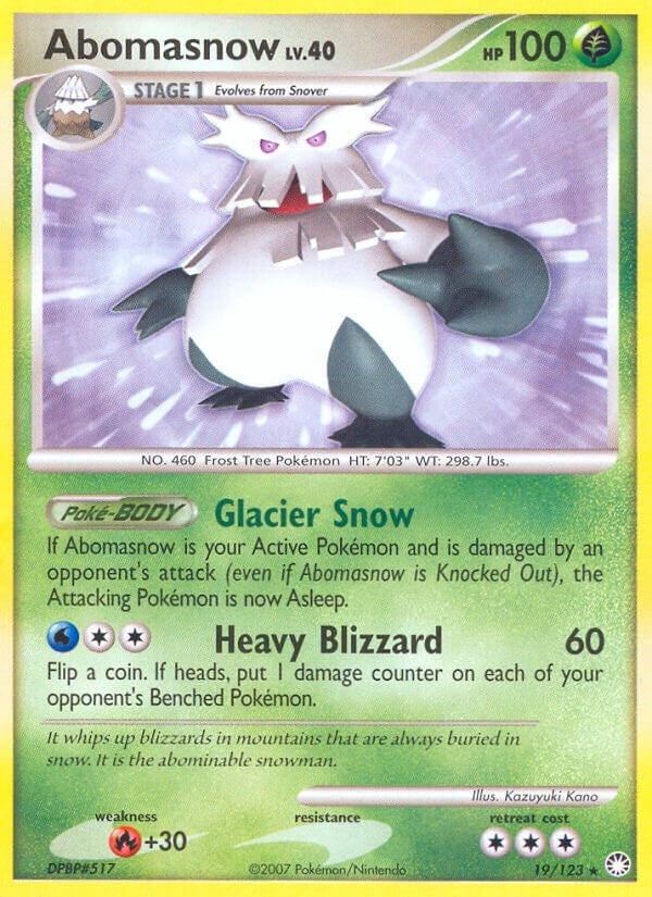 Image for Abomasnow (19/123) [Mysterious Treasures] - Pokemon