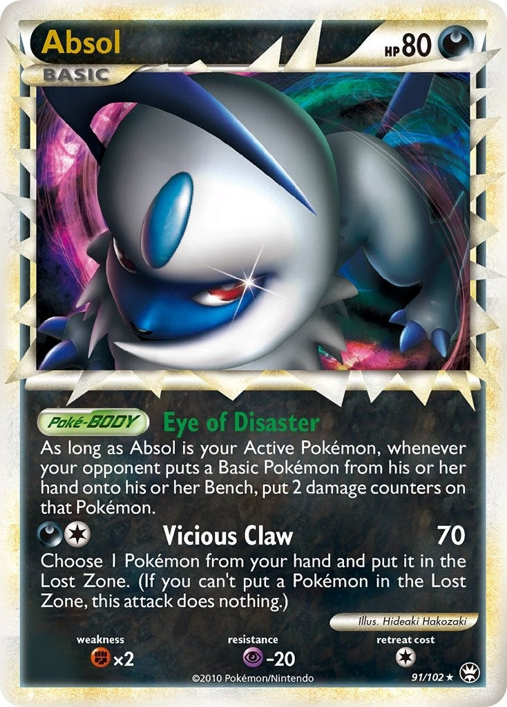 Image for Absol (Prime) (91/102) [Triumphant] - Pokemon