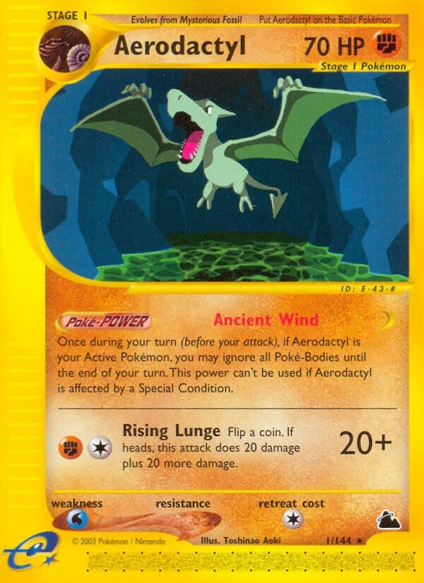 Image for Aerodactyl (001/144) [Skyridge] - Pokemon