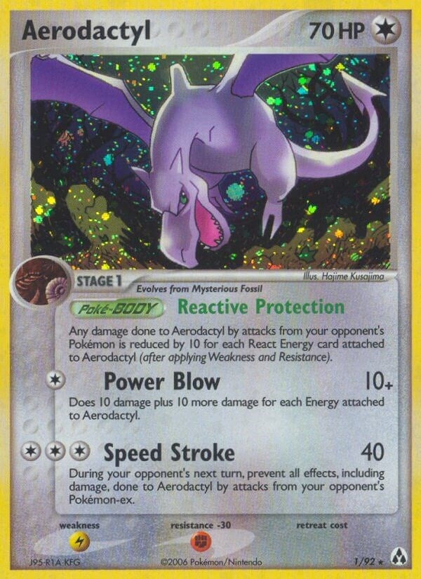 Image for Aerodactyl (1/92) [Legend Maker] - Pokemon
