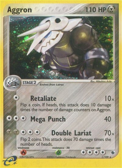 Image for Aggron (1/109) [Ruby and Sapphire] - Pokemon