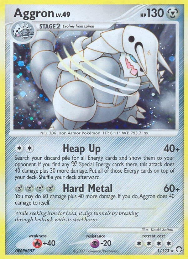 Image for Aggron (1/123) [Mysterious Treasures] - Pokemon