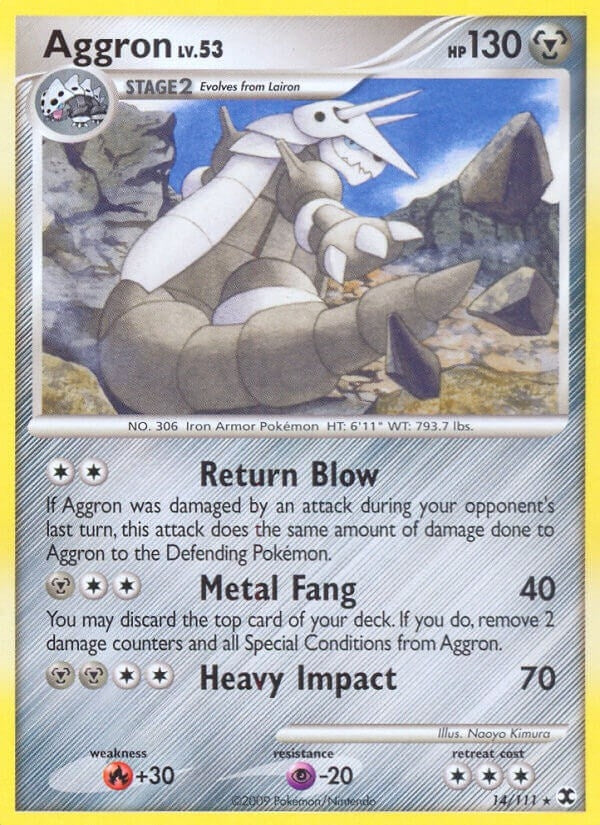 Image for Aggron (14/111) [Rising Rivals] - Pokemon