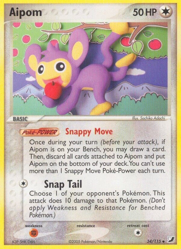 Image for Aipom (34/115) [Unseen Forces] - Pokemon