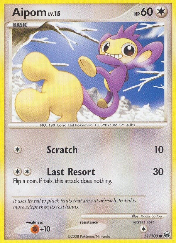 Image for Aipom (51) (51/100) [Majestic Dawn] - Pokemon
